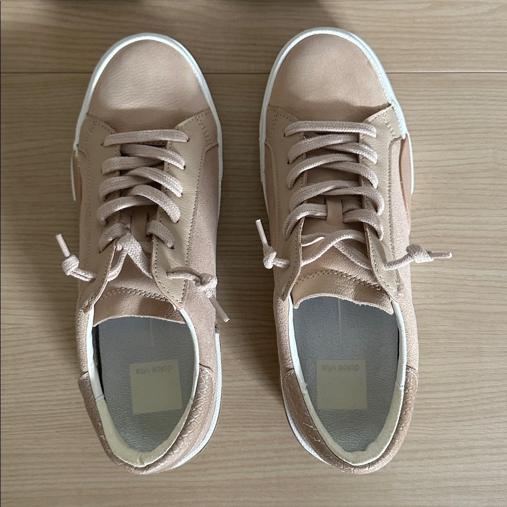 Dolce Vita Zina Dune Multi Suede Sneakers 6.5 - Picture 5 of 15